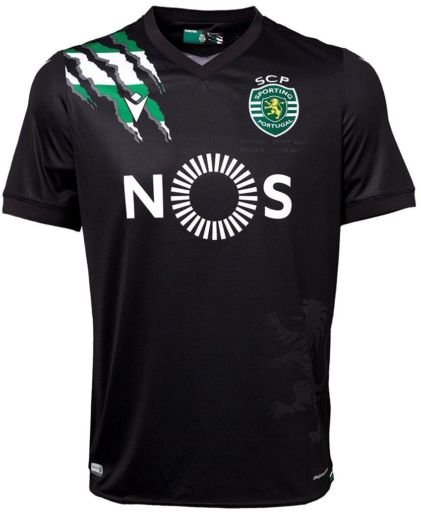 Camisa II Sporting Lisboa 2020 2021 Macron oficial
